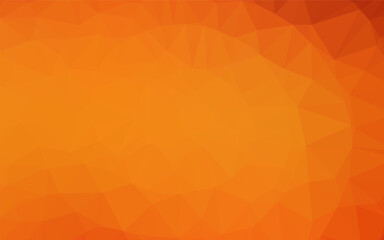 Light Orange vector low poly texture.