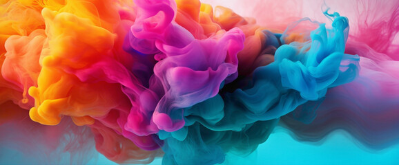 Splendid mixture of colors forming a captivating gradient, captured in high-definition to showcase...