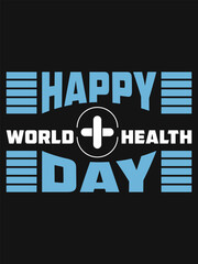 World Health Day t-shirt template