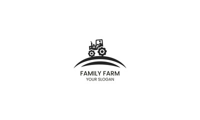 Nature-inspired emblem: agriculture's vitality captured in vibrant vector logo illustration.