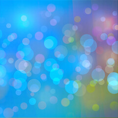 Blue square bokeh background For banner, poster, social media, ad and various design works