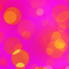 Pink square bokeh background For banner, poster, social media, ad and various design works