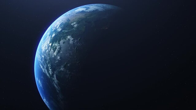 Cinematic Earth Fast Zoom out: China Asia 4K ProRes 422 HQ