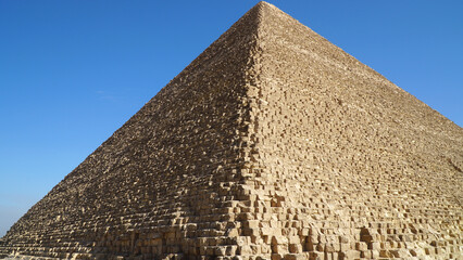 Great Pyramid of Giza. The Tomb of Pharaoh Khufu (Cheops).