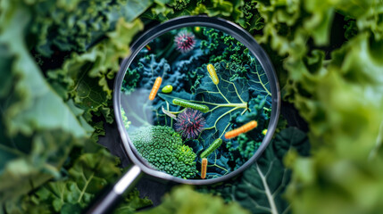 Bacteria And Germs On Vegetables