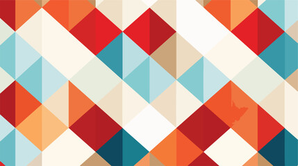 Seamless vector geometric rhombus color pattern bac