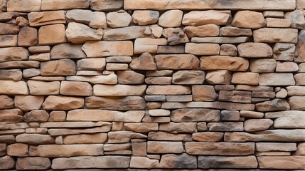 Obraz premium Uneven stone wall as background, gray color pattern of original stone wall surface decorative modern style design