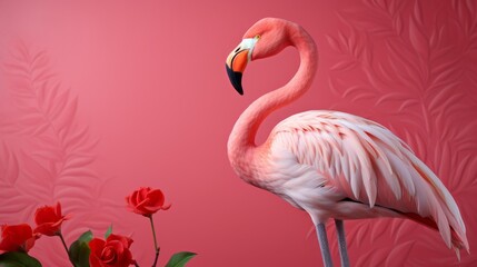 Graceful Avian Stance Flamingo Pose