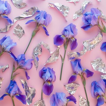 flowers iris background.
