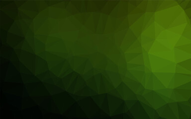 Light Green vector polygon abstract layout.