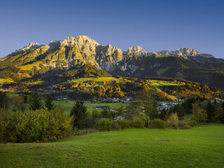 Fototapeta na wymiar Leogang, Leoganger Steinberge, Tirol, Österreich