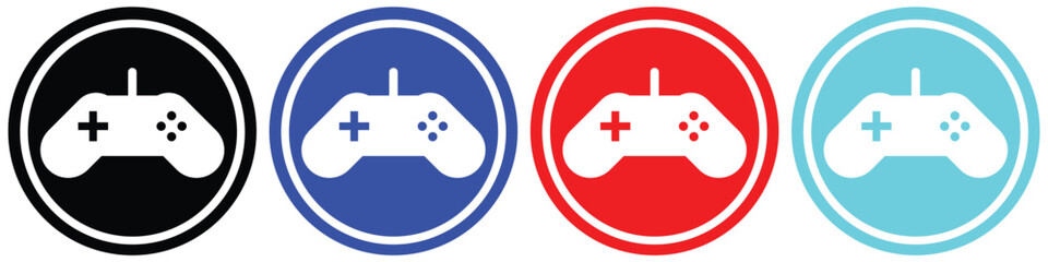 collection of game icons. Gamepad, joypad icon vector illustration. Game concept