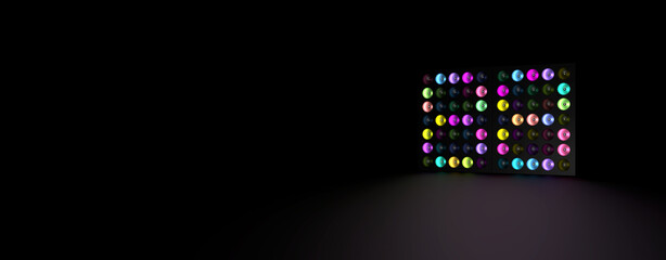 Scheinwerfer-Anzeige zeigt die Zahl 88