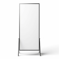Freestanding Full-Length Mirror in Minimalist Design. Generative ai