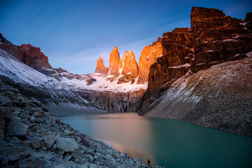 Torres del Paine - obrazy, fototapety, plakaty