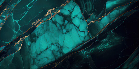 Fototapeta premium Emerald Turquoise Marble texture