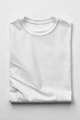 A mockup t-shirt on a white background