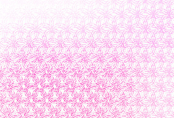 Fototapeta premium Light pink vector pattern with spheres.