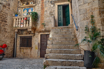 Wejście do mieszkania w Trogirze 