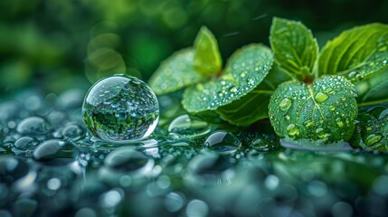 World Water Day Concept. Every Drop Matters. Saving water and world environmental protection concept- Environment day and earth day