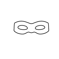 Mask superhero icon