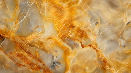 Intricate Patterns of Orange and White Marble Texture