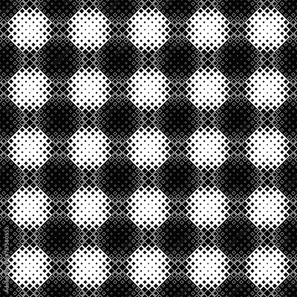 Poster square pattern background - geometrical repeating vector graphic design from squares
