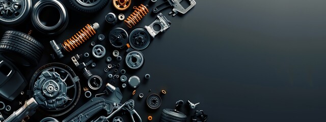 a bunch of different types of metal parts