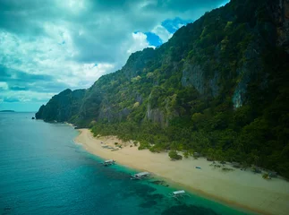 Foto op Plexiglas Vistas cenitales Black Island, Filipinas © Vistas desde el aire
