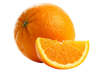 orange isolated on white background