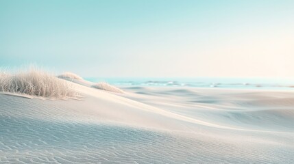 Soothing sky blue and soft sand textured background, evoking tranquility and simplicity