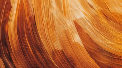 Retro Brushstroke Background in Vintage Tones of Brown and Orange
