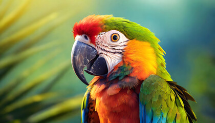 Fototapeta premium colorful parrot