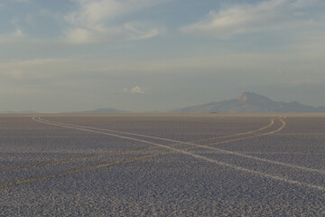Fototapeta na wymiar Salar de Uyuni na Bolívia