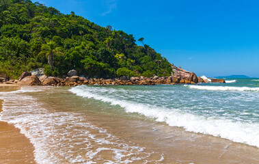 Obraz premium Praia Grande Governador Celso Ramos Santa Catarina Brasil