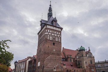 Obraz premium Historic torture chamber and prison tower Old Town of Gdansk city, Poland