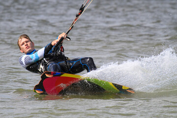 Kite-Surfer in Action