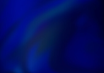 Dark BLUE vector blurred background.
