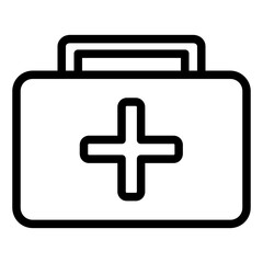 Obraz premium first aidkit icon 