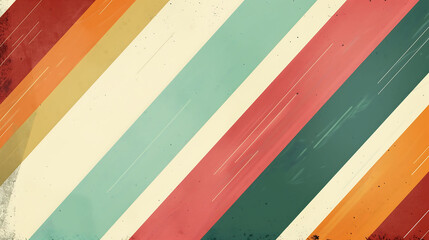 Retro vintage grunge background, with striped classic poster.