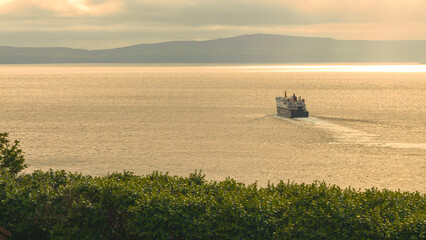 Ferry service that connects the picturesque Scottish islands and the mainland
