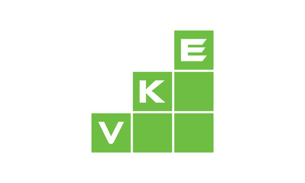 VKE initial letter financial logo design vector template. economics, growth, meter, range, profit, loan, graph, finance, benefits, economic, increase, arrow up, grade, grew up, topper, company, scale