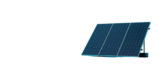 A set of the solar panels.