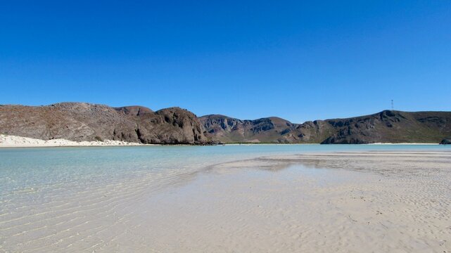 Paisaje Playa Balandra, La Paz, Baja California Sur  