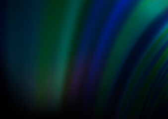 Dark BLUE vector template with liquid shapes.