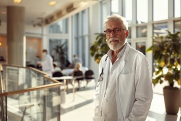 Portrait of doctor in the hospital