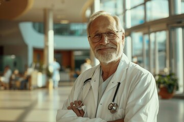 Portrait of doctor in the hospital
