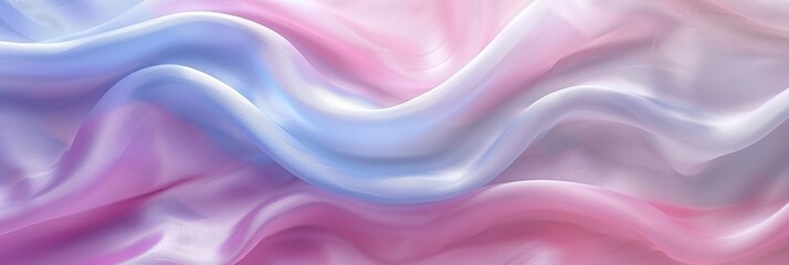 Obraz premium Elegant pastel silky fabric texture with smooth waves for fashion and luxury branding