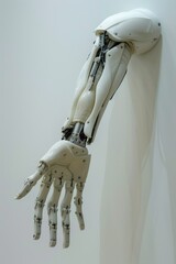 The robot arm . The concept of robotics
