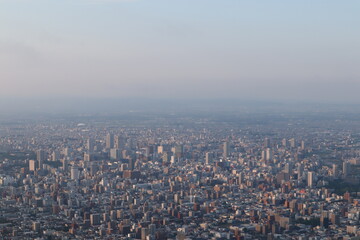 Fototapeta premium 藻岩山から見た札幌市街